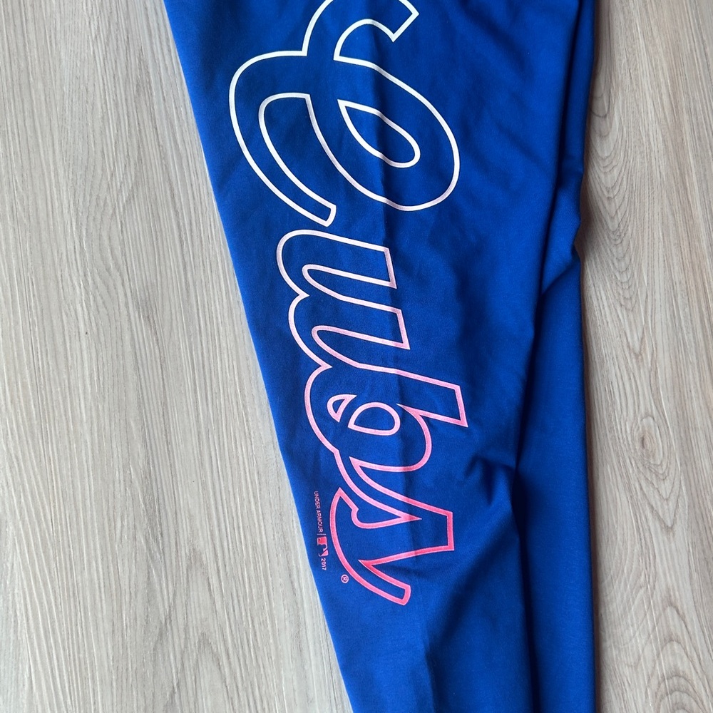 Under Armour Chicago Cubs Athletic Leggings XL Blue NWT Performance Workout Gym